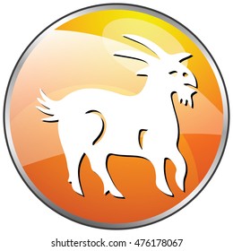Chinese zodiac vector sign and symbol Goat