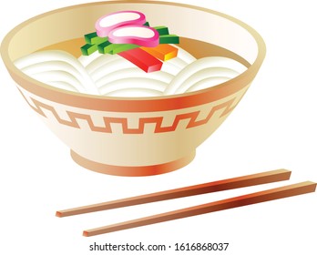 chinesefood isolated on white background. illustration vector