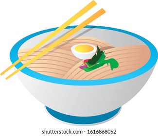 chinesefood isolated on white background. illustration vector