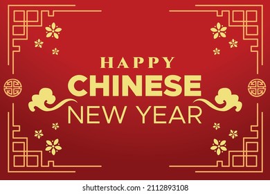 chineses new year background template traditional celebration lunar banner