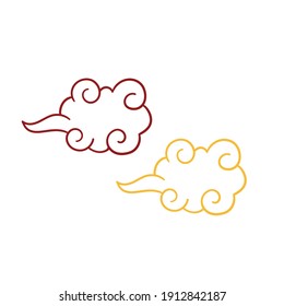 
Chineses New Year Cloud Color Line Icon