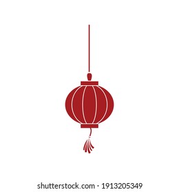 Chineses New Year Lanterns Solid Icon