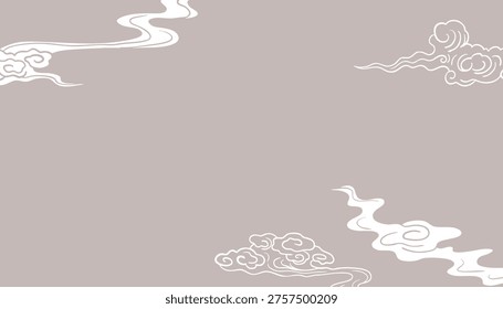 Chinese-style classical auspicious cloud background