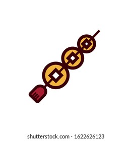 chinesse new year arrow decoration vector illustration design