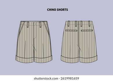 Chino shorts are a type of short pants made from a fine twill fabric, often cotton or a blend of cotton and other fibers.