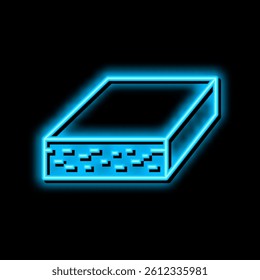 chip board neon light sign vector. chip board illustration