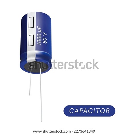 Chip capacitor icon. Isometric of chip capacitor vector icon for web design isolated on white background.