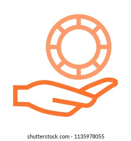 chip coins paying 