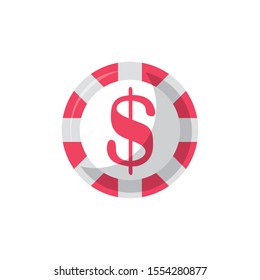 chip design, Casino las vegas game lucky play win and chance theme Vector illustration