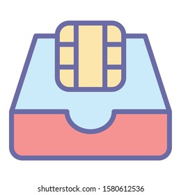 
Chip, Email   Isolated Vector icon which can easily modify or edit
