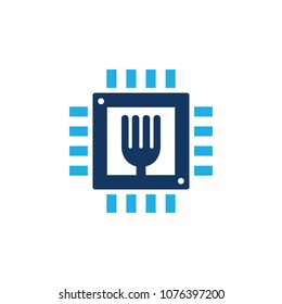 Chip Food Logo Icon Design