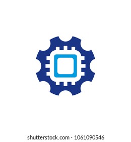 Chip Gear Logo Icon Design