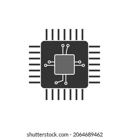 Chip icon design template illustration vector isolated