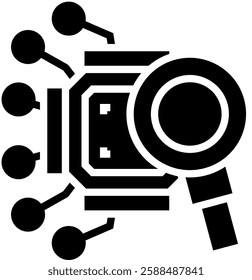 Chip Icon Element For Design