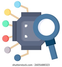 Chip Icon Element For Design