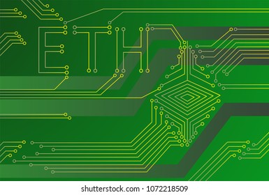 chip with icon ethereum