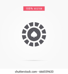 chip icon for play casino games