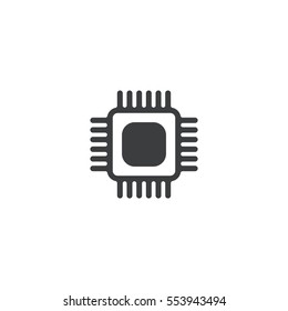 chip icon. sign design