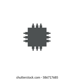 chip icon. sign design