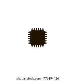 chip icon. sign design