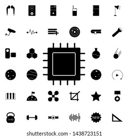 chip icon. Universal set of web for website design and development, app development