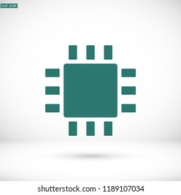 Chip Icon Vector Stock Vector (Royalty Free) 1189107034 | Shutterstock