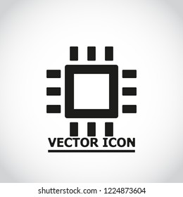 Chip Icon Vector 