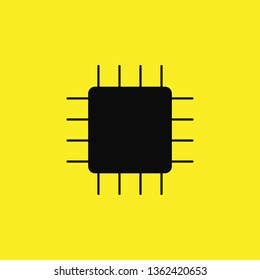 chip icon vector