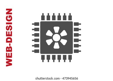 Chip Icon Vector