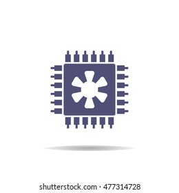 Chip Icon Vector
