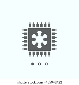 Chip Icon, vector, icon flat
