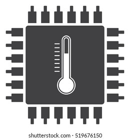 Chip Icon Vector flat design style