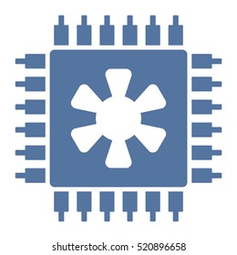 Chip Icon Vector flat design style