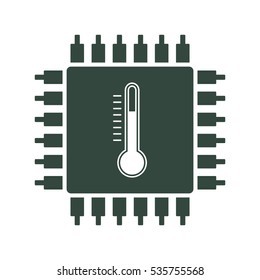 Chip Icon Vector flat design style