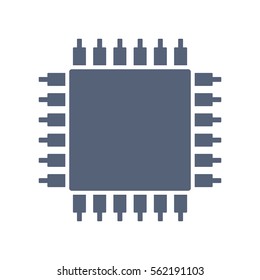 Chip Icon Vector flat design style