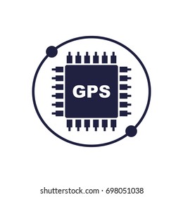 Chip Icon Vector flat design style