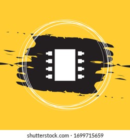Chip Icon Vector Illustration Eps10