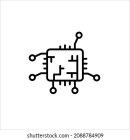 chip icon vector illustration symbol
