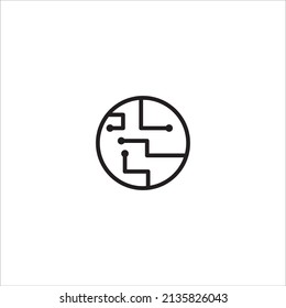 chip icon vector illustration symbol