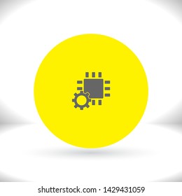 Chip Icon Vector . Lorem Ipsum Illustration design