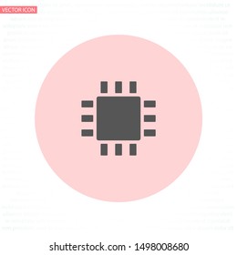 Chip Icon Vector . Lorem Ipsum Illustration design