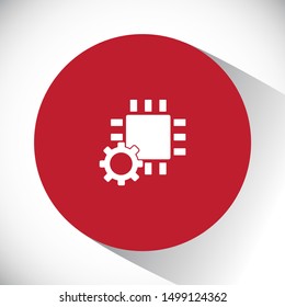 Chip Icon Vector . Lorem Ipsum Illustration design