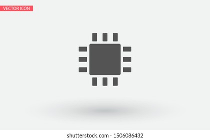 Chip Icon Vector . Lorem Ipsum Illustration design