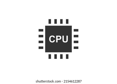 icono de chip vector estilo moderno.