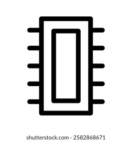 Chip Icon Vector Symbol Design Illustration