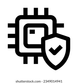 chip icon for your website, mobile, presentation, and logo design.