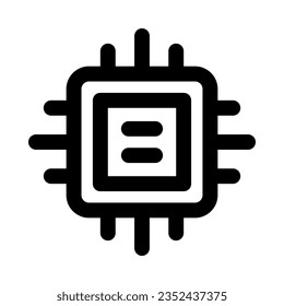 chip icon for your website, mobile, presentation, and logo design.