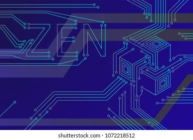 chip with icon Zencash