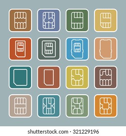 Chip icons