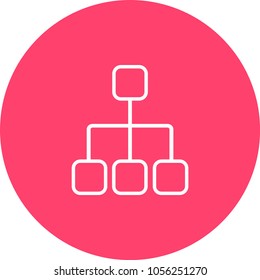 chip isolated minimal icon. processor line vector icon for websites and mobile minimalistic flat design.